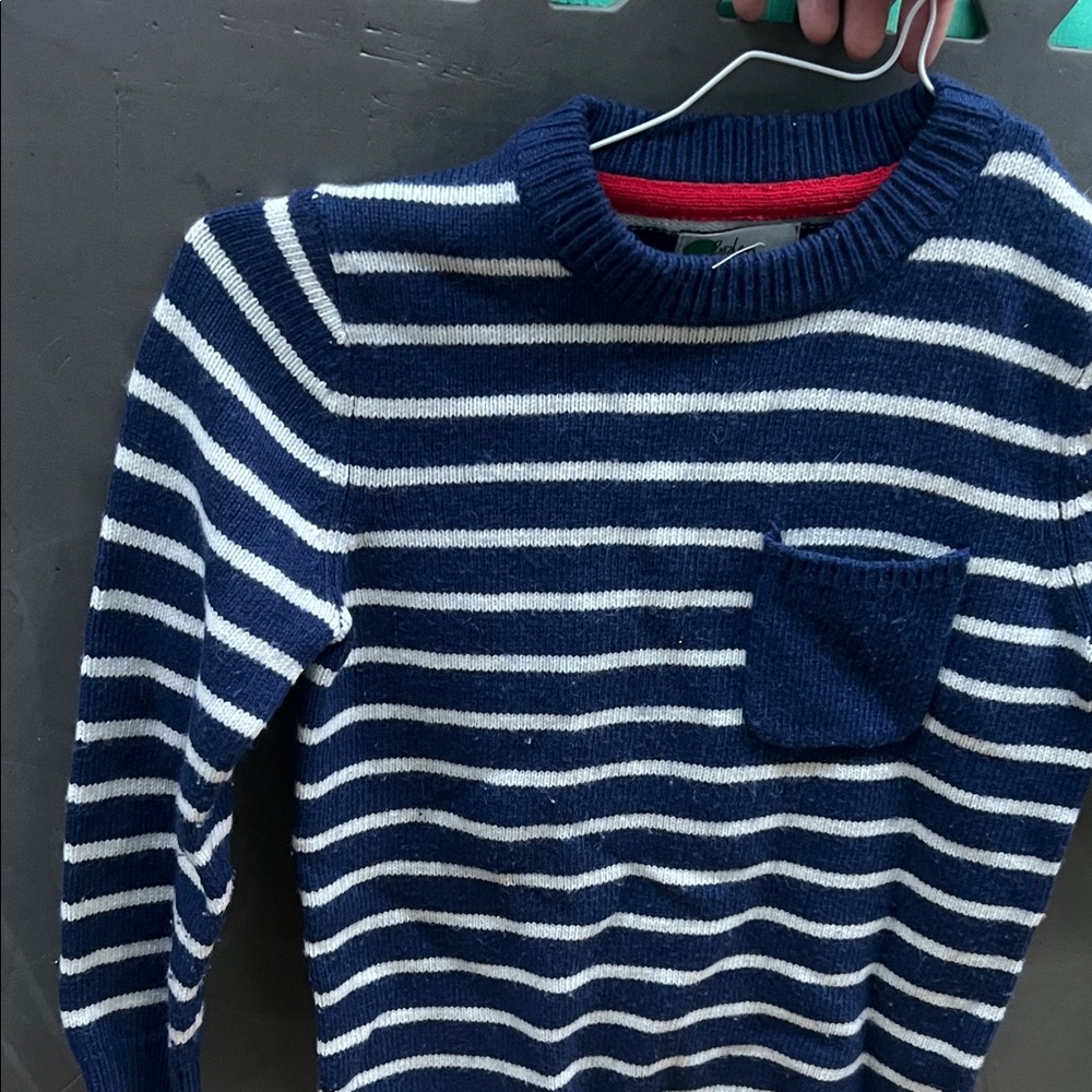 Mini Boden knit wool blend striped sweater